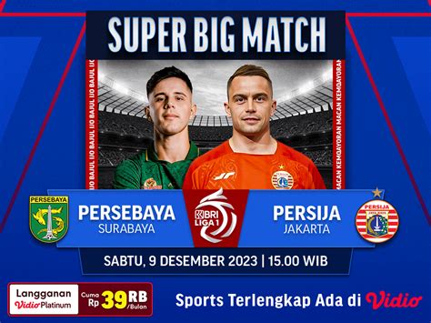 streaming persebaya vs persija